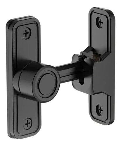 Pasador 90 Grados Reversible Negro Puertas Corredizas