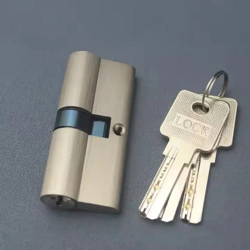 Cilíndro Computarizado 70mm Para Cerradura Europerfíl Acero